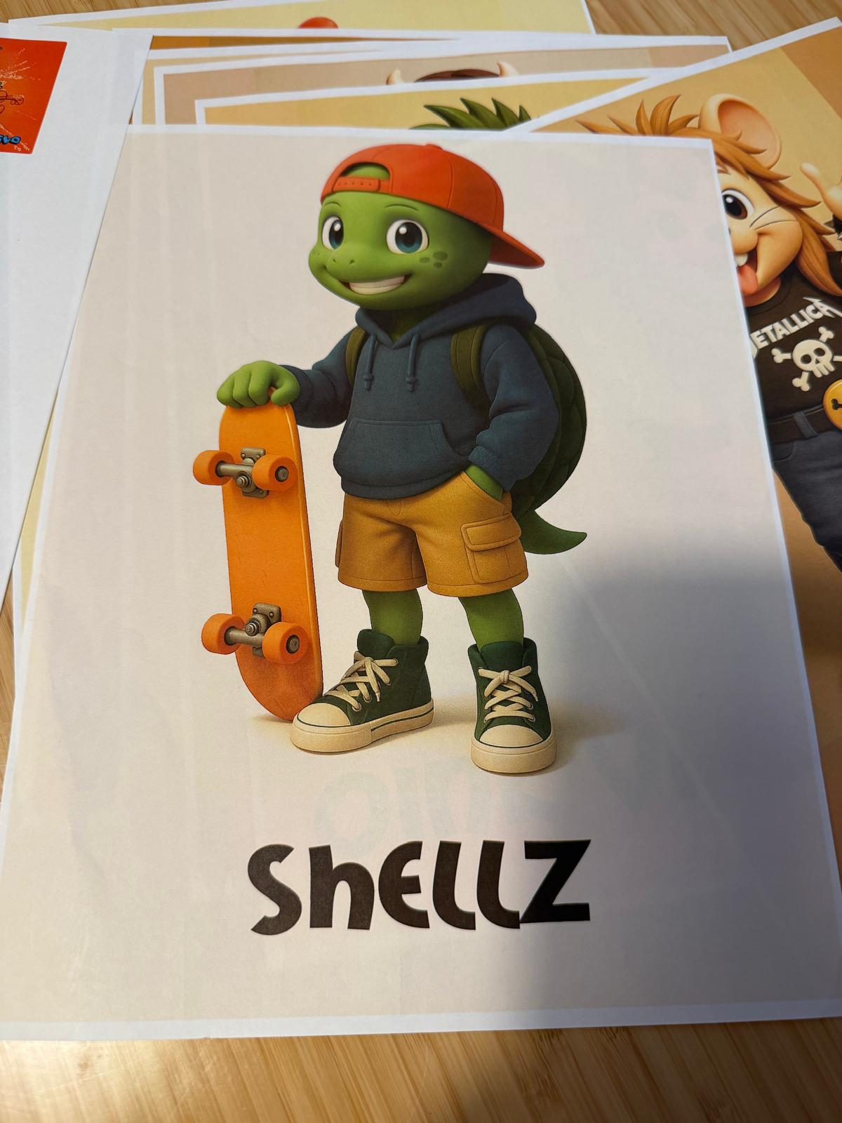 Shellz & Co. — turtle collectible character